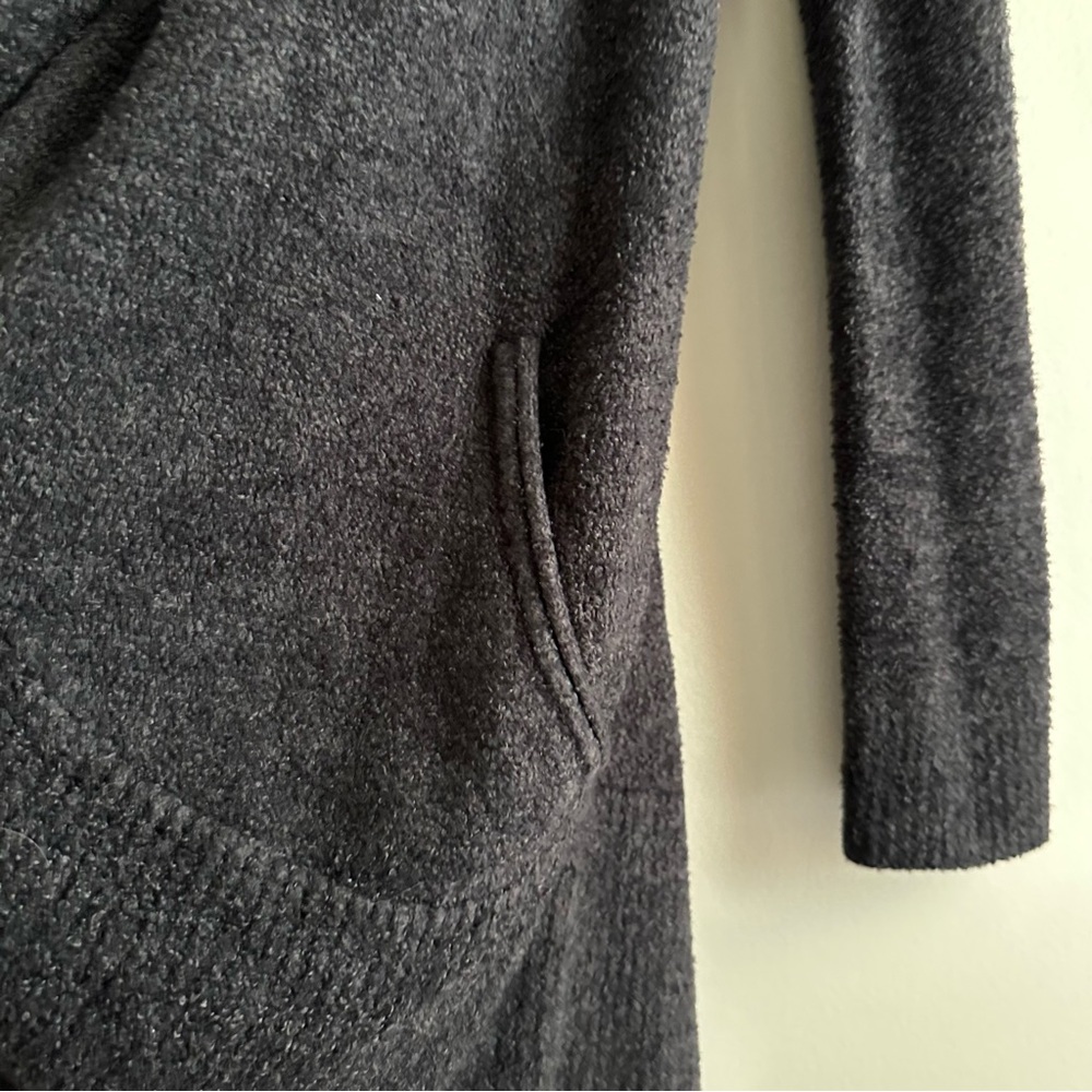 Barefoot Dreams • CozyChic Lite Circle Cardi in Carbon - Picture 4 of 7